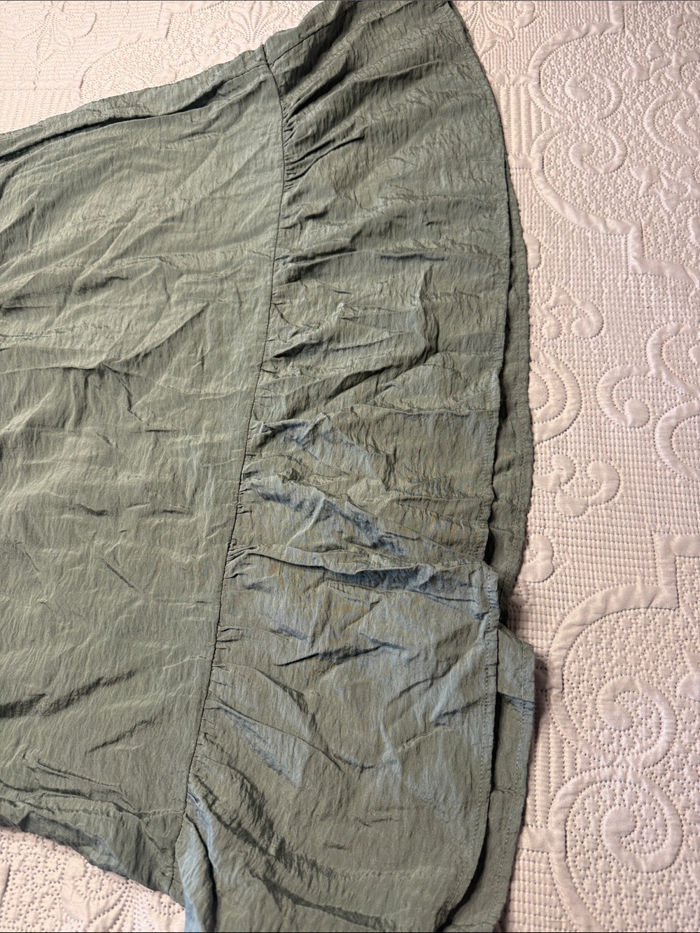 Prologue Olive Puff-Sleeve Midi Dress - Picture 3 of 6